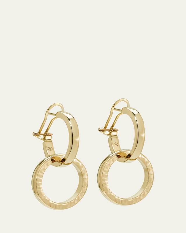 Duetto 18K Yellow Gold Large Double-Hoop Earrings